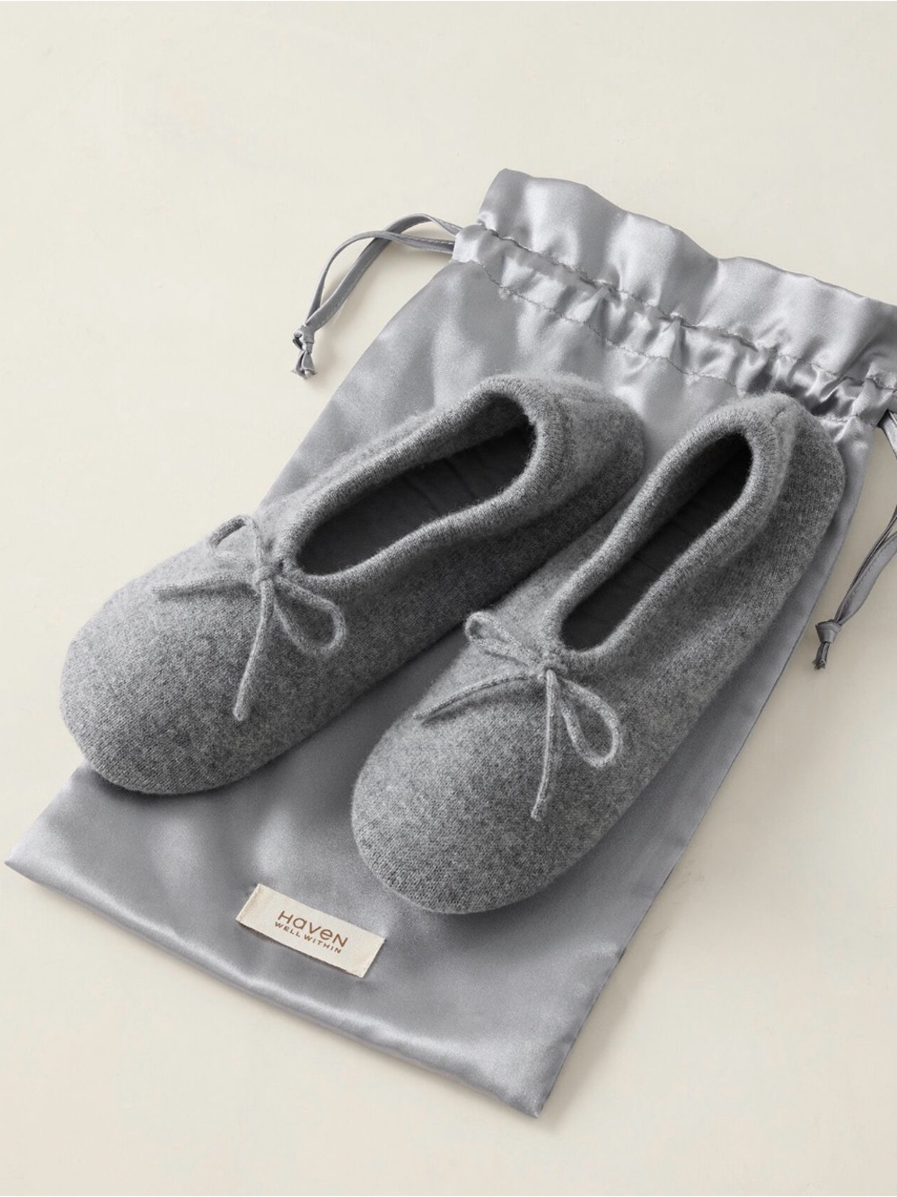 Haven Cashmere Travel Slippers
